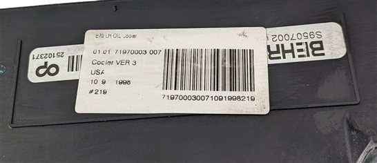 Thumbnail 5: 2007-2010 BMW X5 (E70) 4.8L ENGINE MOTOR OIL FLUID COOLER RADIATOR