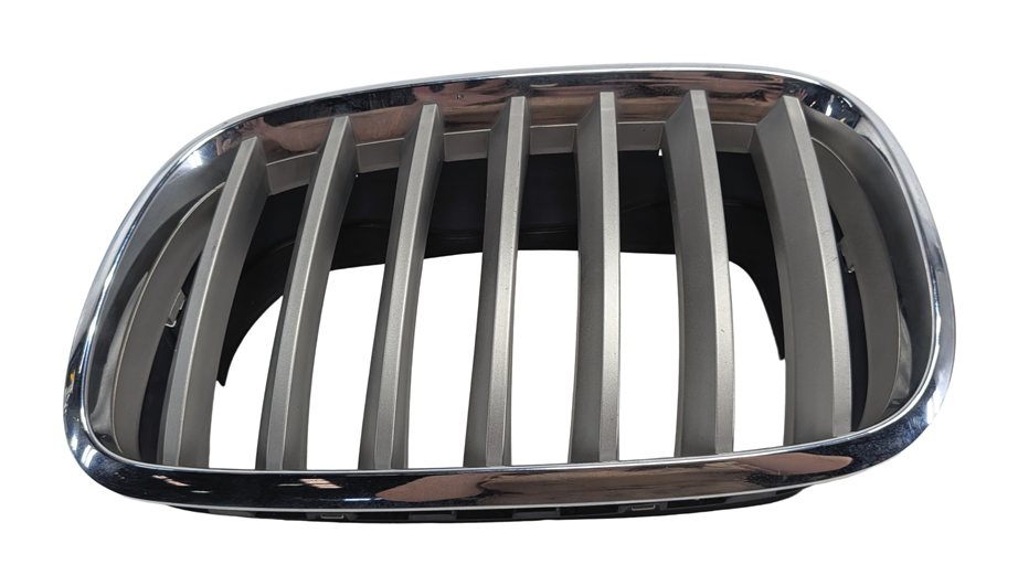 Thumbnail 3: 07-14 BMW X5 X5M X6 X6M (E70 E71) FRONT LEFT & RIGHT HOOD GRILLE SET (TITANIUM)