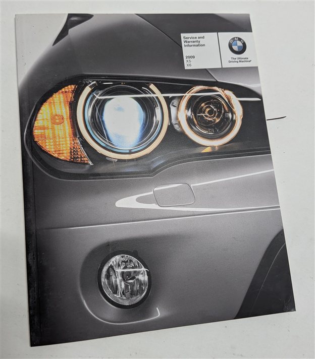 Thumbnail 6: 2009 BMW X5 (E70) 4.8L OWNER'S MANUAL BOOKLET w/CASE SET/10