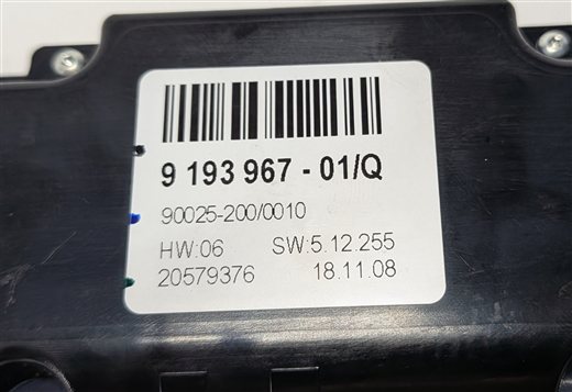Thumbnail 4: 07-13 BMW X5 X5M X6 X6M (E70 E71) FRONT HEATER A/C TEMPERATURE CLIMATE CONTROL