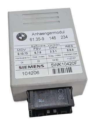 Thumbnail 2: 07-09 BMW 1 3 5 7 SERIES X5 X6 TRAILER TOW HITCH CONTROL MODULE COMPUTER