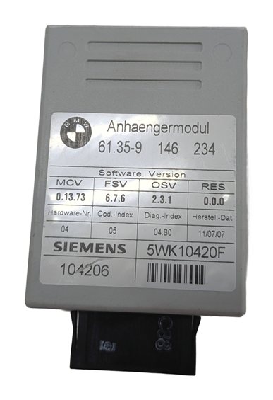 Thumbnail 6: 07-09 BMW 1 3 5 7 SERIES X5 X6 TRAILER TOW HITCH CONTROL MODULE COMPUTER