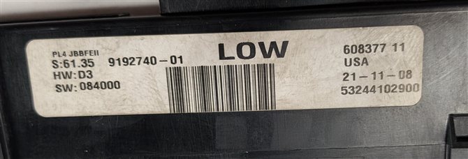 Thumbnail 5: 2007-2010 BMW X5 (E70) MAIN PRIMARY BODY CONTROL MODULE COMPUTER (BCM)