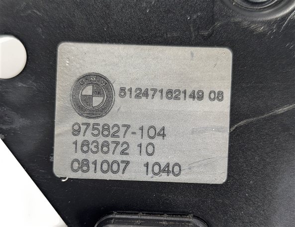 Thumbnail 13: 2009 BMW X5 (E70) REAR LOWER TAILGATE HATCH LID LOCK LATCH SET/3 w/HANDLE