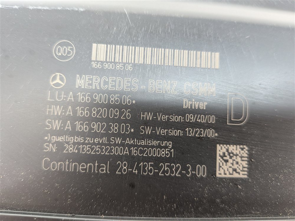 Thumbnail 6: 2017 MERCEDES GLA250 (X156) FRONT LEFT DRIVER POWER SEAT CONTROL MODULE COMPUTER