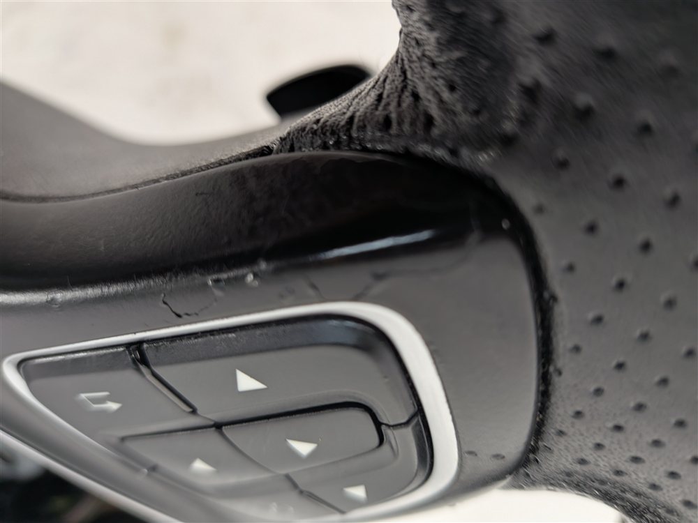 Thumbnail 23: 15-17 MERCEDES GLA250 GLA45 X156 SPORT LEATHER STEERING WHEEL w/PADDLES (Black)