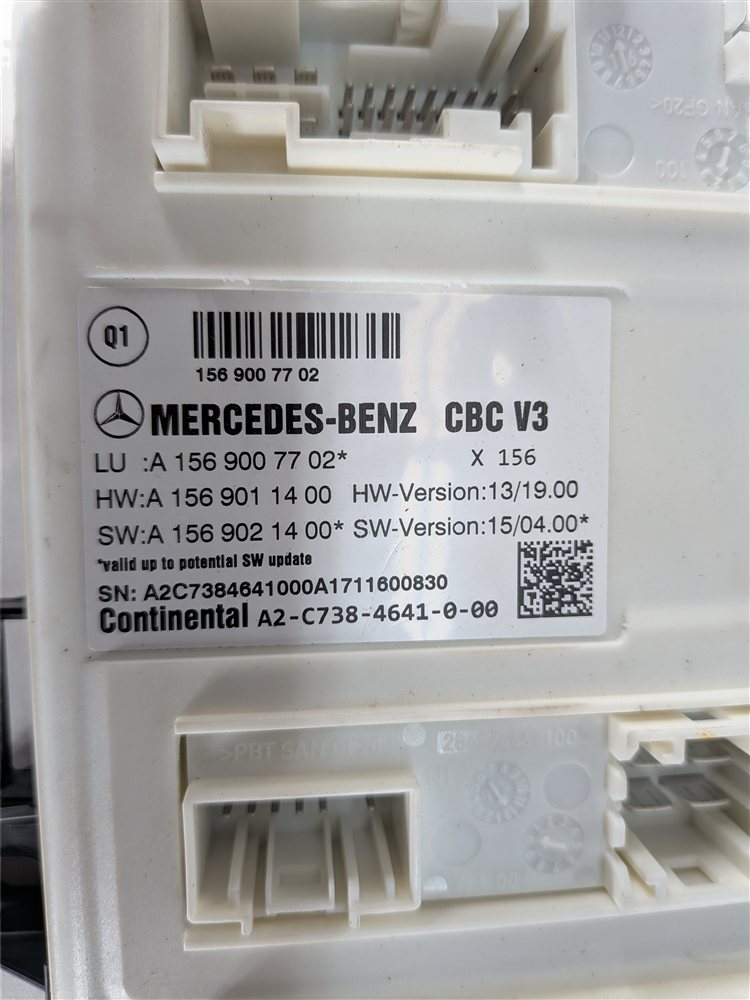 Thumbnail 6: 16-20 MERCEDES B CLA GLA (C117 W246 X156) FRONT SIGNAL ACQUISITION MODULE SAM
