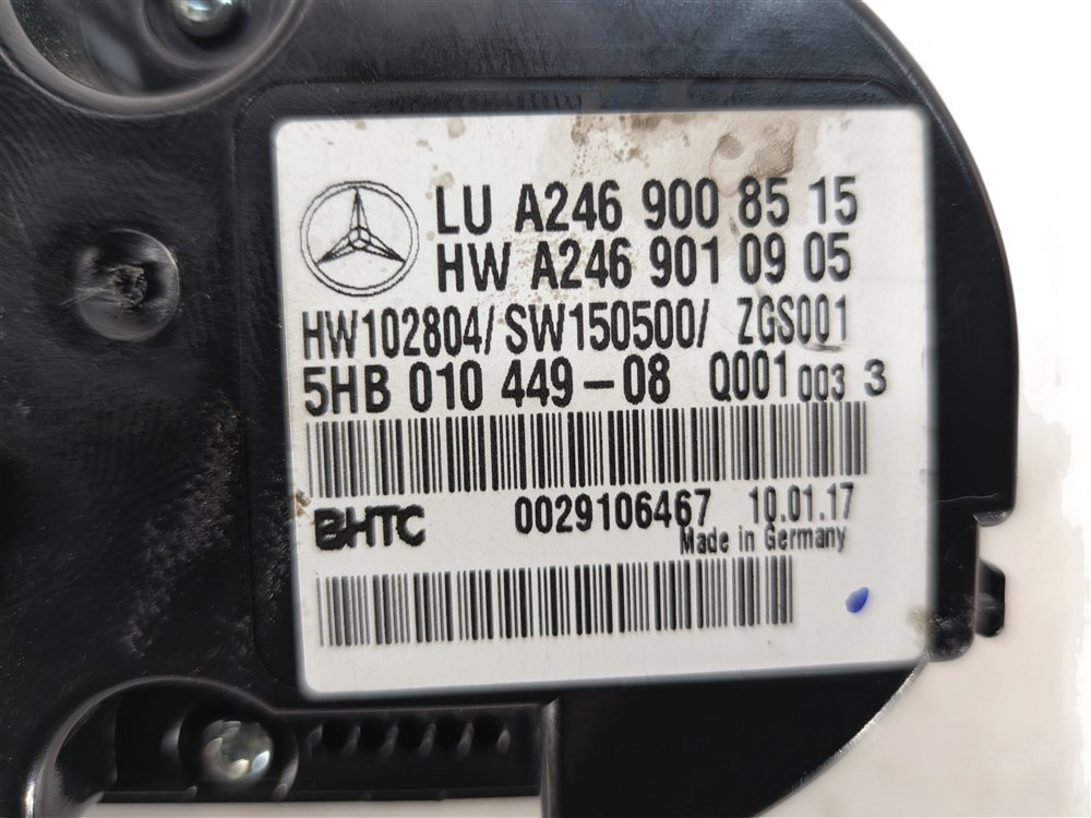 Thumbnail 8: 14-20 MERCEDES CLA GLA (C117 X156) A/C HEATER TEMPERATURE CLIMATE CONTROL PANEL