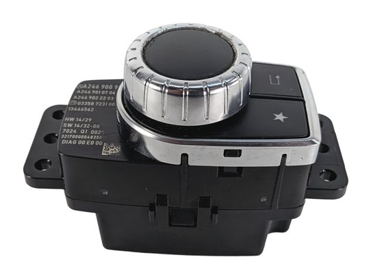 Thumbnail 2: 14-17 B250 CLA45 CLA250 GLA45 (C117 X156 W246) RADIO NAVIGATION CONTROL KNOB