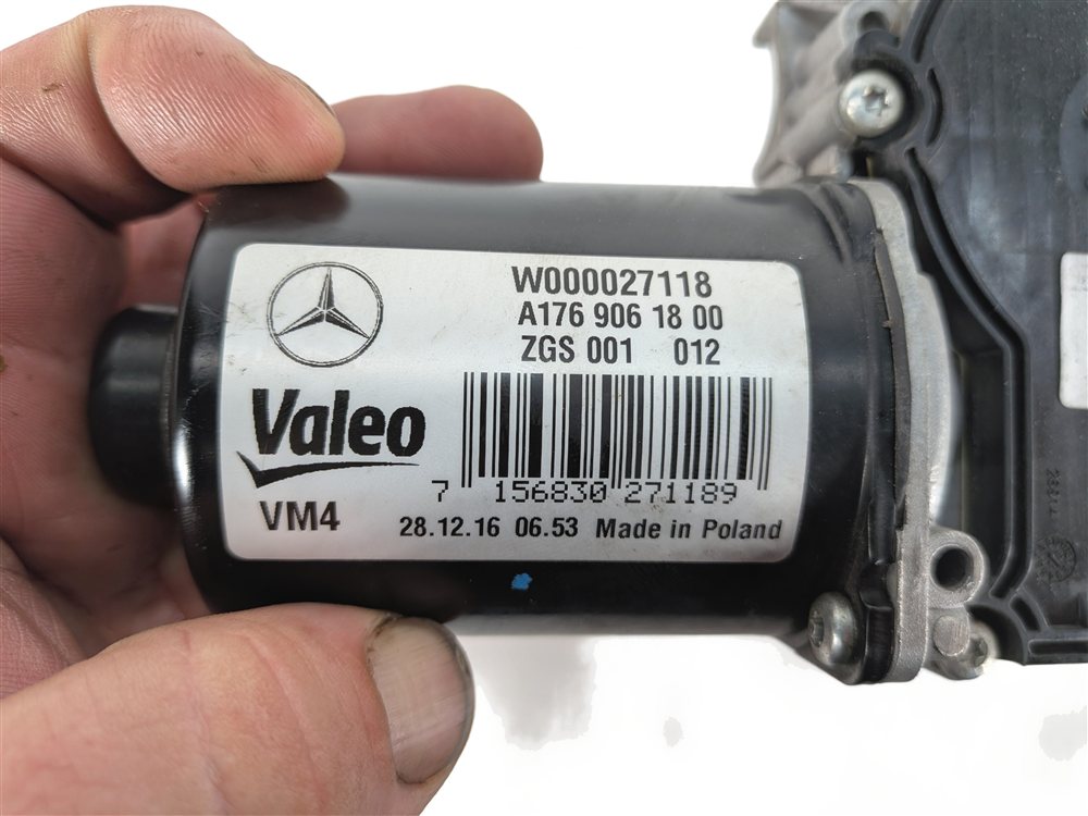 Thumbnail 6: 2014-2020 MERCEDES BENZ CLA GLA CLASS (C117 X156) FRONT WINDSHIELD WIPER MOTOR