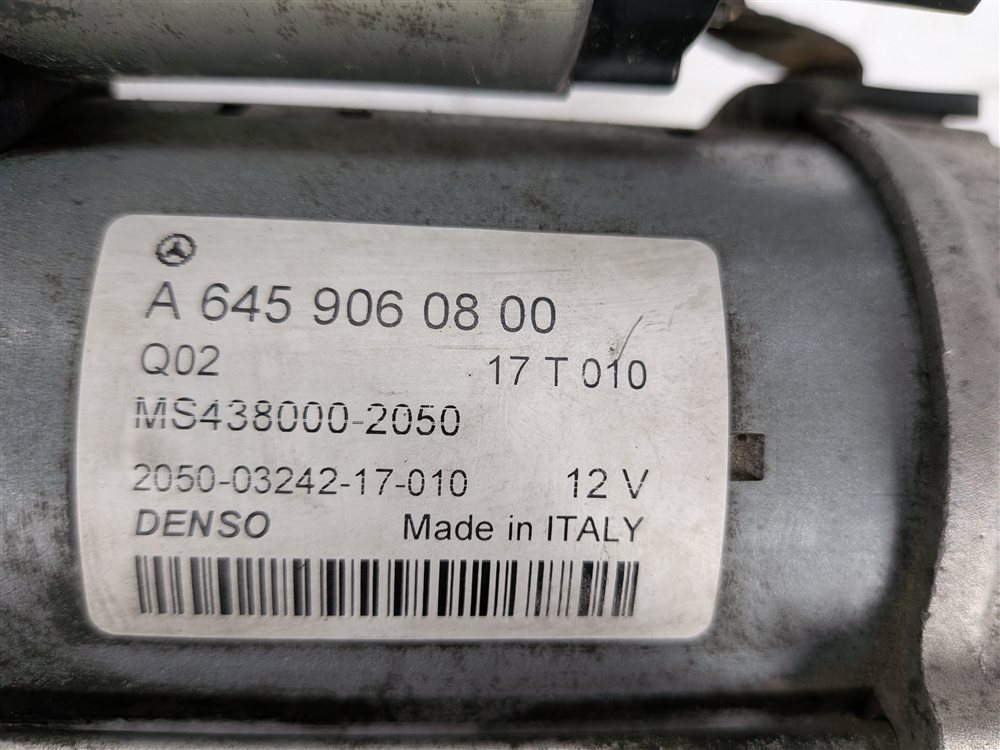 Thumbnail 7: 2013-2020 MERCEDES B250 CLA GLA CLASS (C117 W156 W246) ENGINE STARTER MOTOR