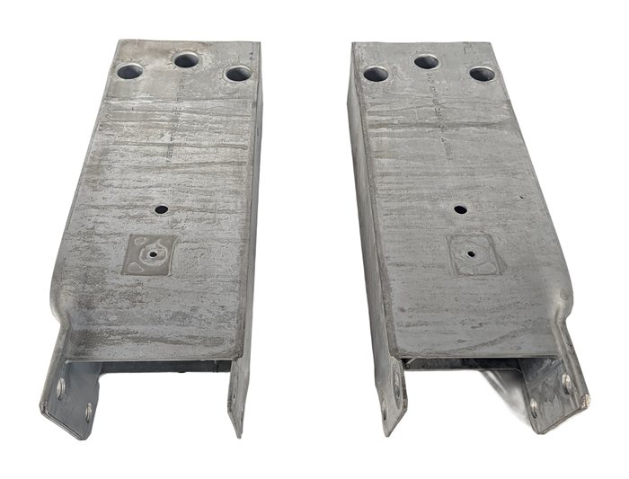 2014-2020 MERCEDES B250 GLA250 (X156) FRONT BUMPER REINFORCEMENT BAR BRACKET SET
