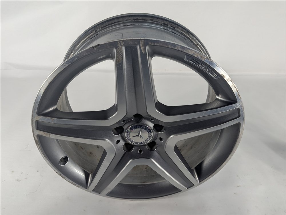 Thumbnail 2: 2015-2020 MERCEDES GLA250 (X156) 19X8 AMG 5 SPOKE WHEEL MACHINED SILVER ET43.5
