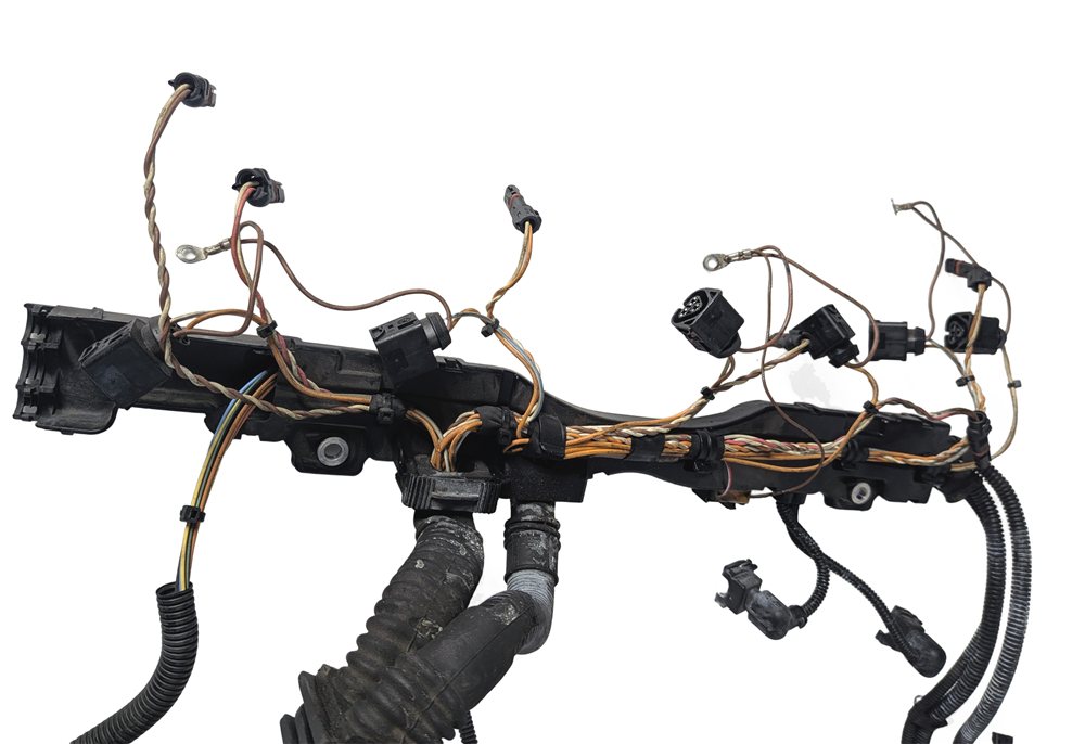 Thumbnail 3: 08 BMW 335I (E90) 3.0L (N54) ENGINE MOTOR WIRE WIRING HARNESS LOOM