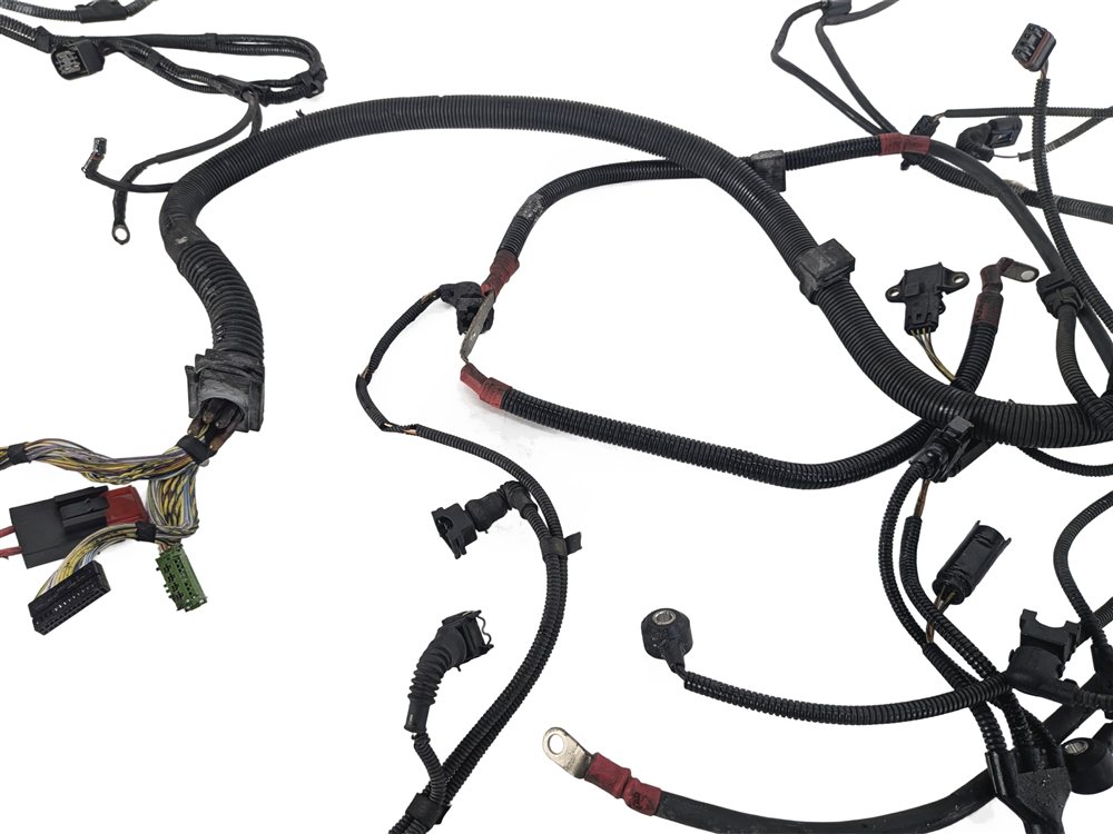 Thumbnail 5: 08 BMW 335I (E90) 3.0L (N54) ENGINE MOTOR WIRE WIRING HARNESS LOOM