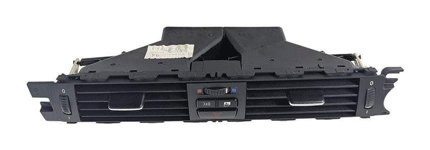 08 BMW 335I (E90) FRONT CENTER DASH HEAT AIR AC VENT w/HAZARD SWITCH (Black)