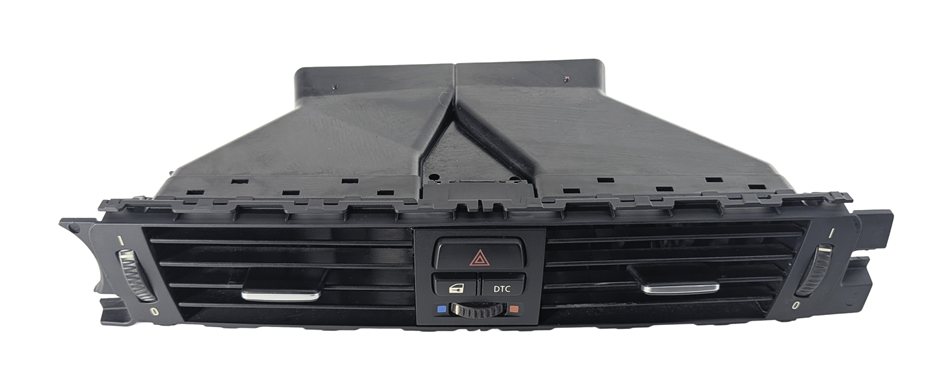 Thumbnail 2: 08 BMW 335I (E90) FRONT CENTER DASH HEAT AIR AC VENT w/HAZARD SWITCH (Black)