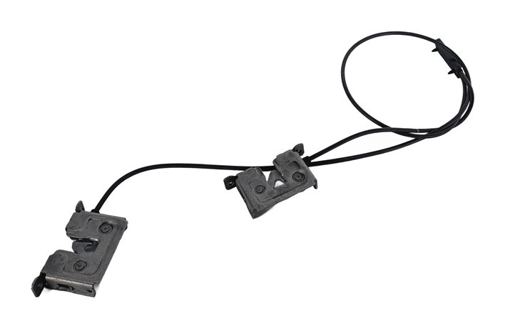 Thumbnail 3: 08 BMW 335I (E90) FRONT HOOD LID LOCK LATCH w/CABLE SET/2