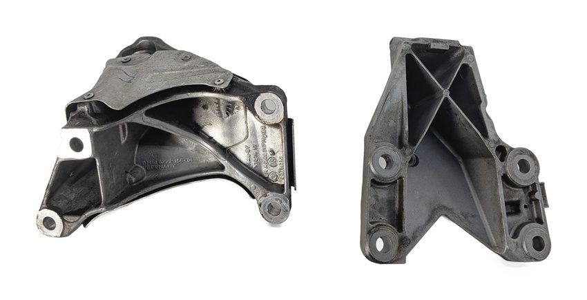 Thumbnail 2: 08 BMW 335I (E90) 3.0L (N54) ENGINE MOTOR MOUNT BRACKET LEFT/RIGHT SET/2