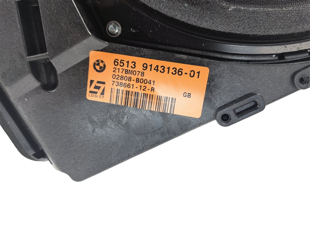 Thumbnail 8: 08 BMW 335I (E90) LOGIC7 PREMIUM AUDIO SPEAKER SUBWOOFER TWEETER SET