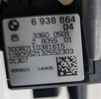 Thumbnail 4: 06-11 BMW 1 3 SERIES (E82 E90) HEADLIGHT FOG LIGHT LAMP SWITCH RAIN SENSOR