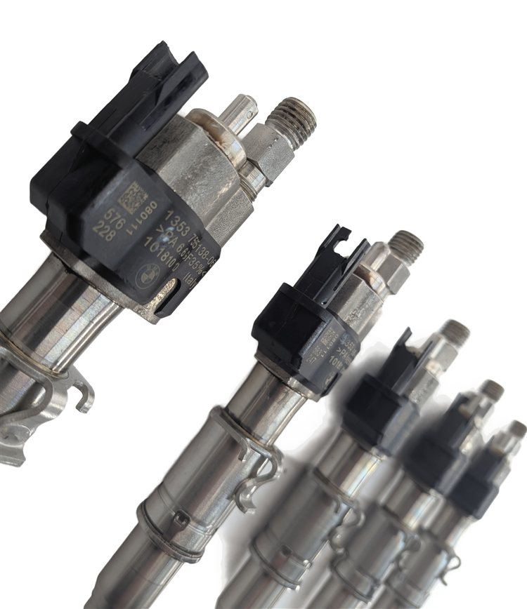 Thumbnail 6: 08-16 BMW 3 5 7 X5 X6 Z4 3.0L 4.4L N54 N63 FUEL INJECTOR SET/6 (ALL INDEX 06)