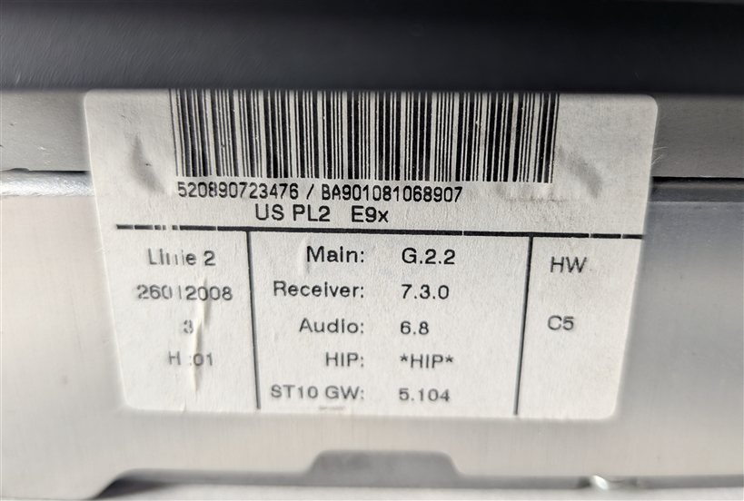 Thumbnail 8: 07-09 BMW 3 SERIES M3 (E90 E92) NAVIGATION GPS RADIO CD PLAYER HEAD UNIT