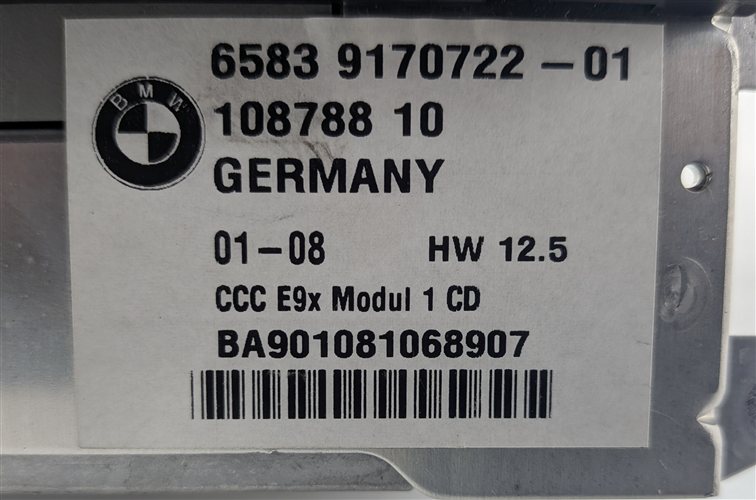 Thumbnail 9: 07-09 BMW 3 SERIES M3 (E90 E92) NAVIGATION GPS RADIO CD PLAYER HEAD UNIT