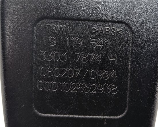 Thumbnail 4: 06-08 BMW 1 3 SERIES M3 (E82 E90) FRONT LEFT SEAT BELT BUCKLE RECEIVER (Black)
