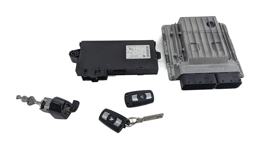 07-08 BMW 135I 335I 535I 3.0L (N54) DME ECU COMPUTER CAS KEY IGNITION LOCK SET