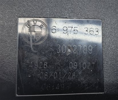 Thumbnail 7: 08 BMW 335I (E90) REAR LEFT SEAT BELT BUCKLE RECEIVER (Black)