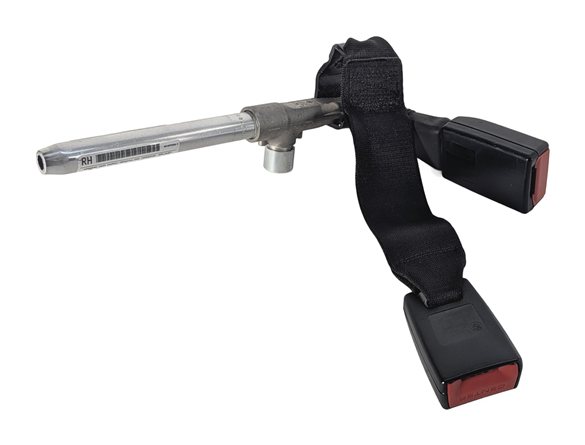 Thumbnail 3: 08 BMW 335I (E90) REAR CENTER RIGHT SEAT BELT BUCKLE RECEIVER SET/2 (Black)