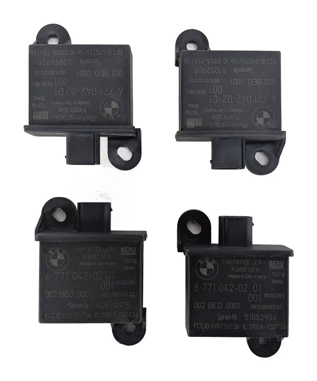 Thumbnail 2: 08 BMW 335I (E90) TIRE PRESSURE MONITOR TPMS RDC WHEEL ANTENNA SENSOR SET/4