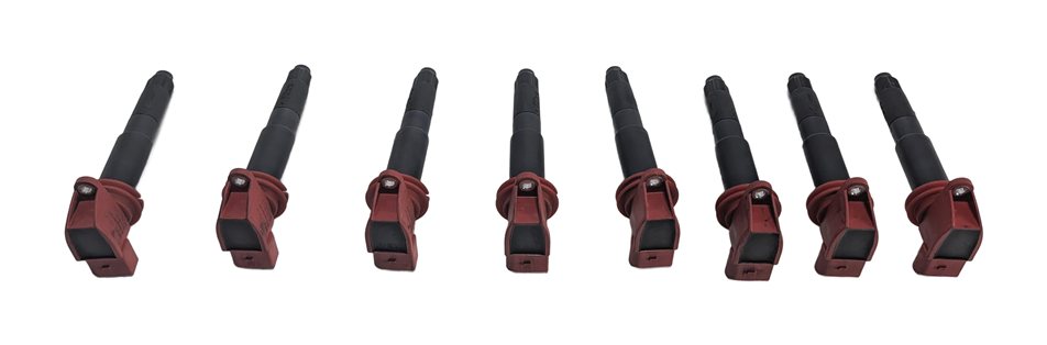 Thumbnail 2: 2010-2018 PORSCHE CAYENNE PANAMERA (958 970) 4.8L V8 ENGINE IGNITION COIL SET 8