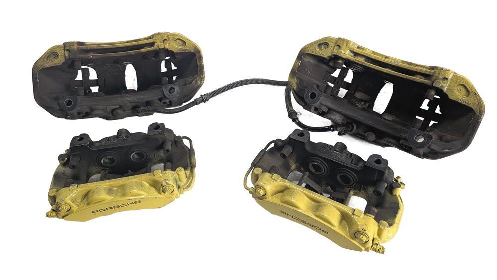 Thumbnail 2: 10-16 PANAMERA (970 G1) 4.8L NA FRONT REAR LEFT RIGHT BRAKE CALIPER SET/4 BREMBO