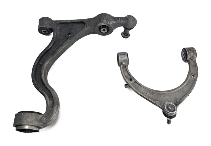 2010-2013 PORSCHE PANAMERA (970 G1) FRONT LEFT UPPER & LOWER CONTROL ARM SET-2