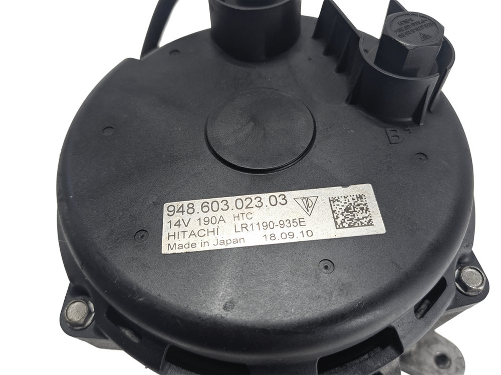 Thumbnail 7: 2010-2016 PORSCHE PANAMERA (970 G1) 4.8L M48 N/A ENGINE 190a 190 AMP ALTERNATOR