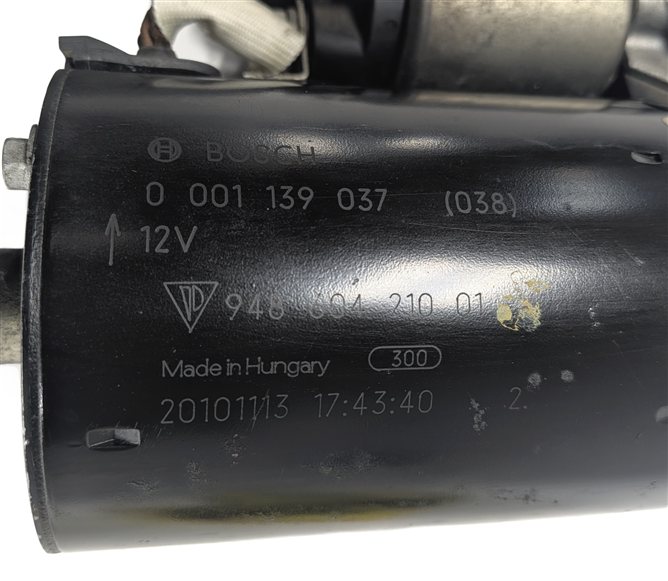 Thumbnail 6: 2010-2016 PORSCHE PANAMERA (970 G1) 4.8L M48 V8 ENGINE STARTER MOTOR