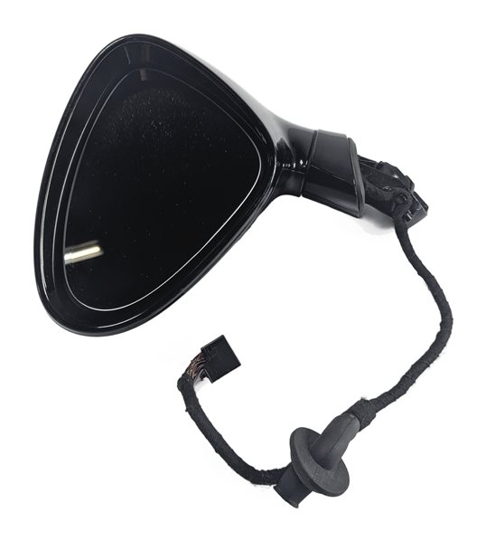 10-13 PORSCHE PANAMERA (970 G1) LEFT P-FOLD BLIND HEATED DOOR MIRROR (Black)