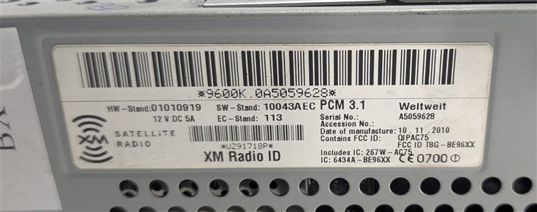 Thumbnail 12: 2010-2016 PORSCHE PANAMERA (970 G1) PCM 3.1 NAVIGATION RADIO DISPLAY SCREEN