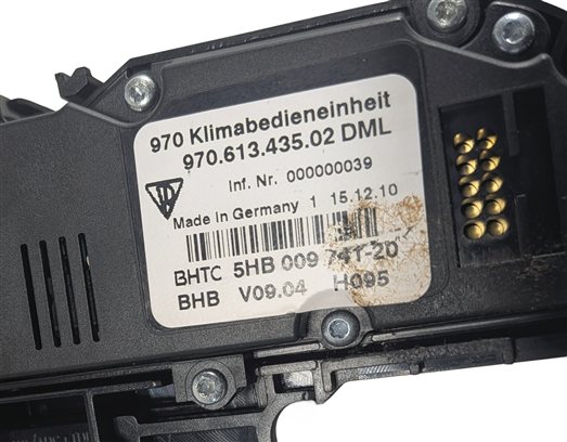 Thumbnail 12: 2010-2013 PORSCHE PANAMERA (970 G1) FRONT 4-ZONE HEATER AC CLIMATE CONTROL UNIT