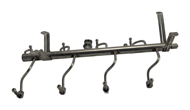 2011 PORSCHE PANAMERA (970) 4.8L ENGINE FUEL RAIL w/ LINES & PRESSURE SENSOR