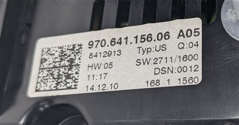 Thumbnail 7: 2010-2015 PORSCHE PANAMERA (970 G1) 4.8L M48.20 ECM CLUSTER GATEWAY BCM KEY SET