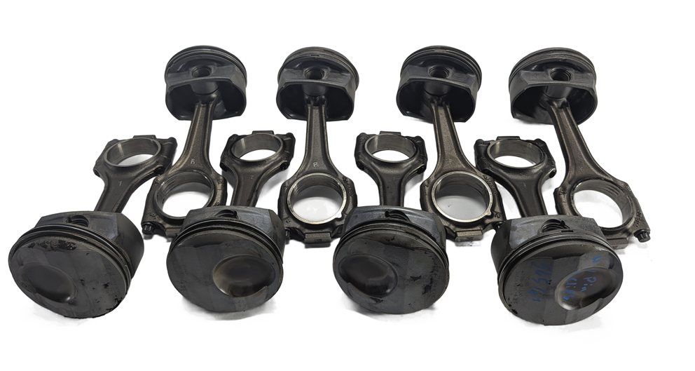 Thumbnail 2: 08-12 PORSCHE CAYENNE PANAMERA (958 970) 3.6L M46 4.8L M48 ENGINE PISTON SET/8