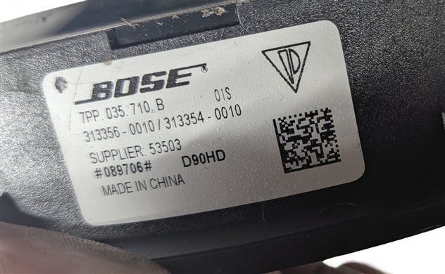 Thumbnail 9: 2011 PORSCHE PANAMERA (970) BOSE SURROUND SOUND AUDIO SPEAKER SET/5