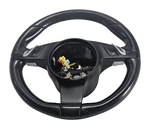 2011-2016 PORSCHE CAYENNE PANAMERA (958 970 G1) HEATED STEERING WHEEL (Black)