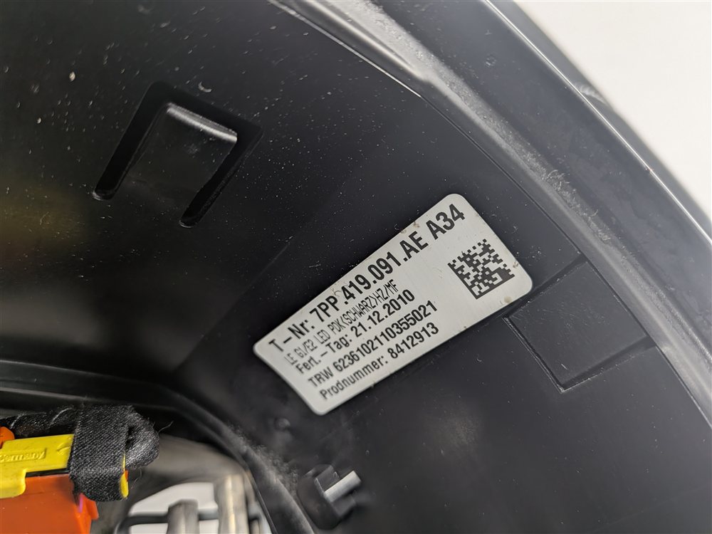 Thumbnail 14: 2011-2016 PORSCHE CAYENNE PANAMERA (958 970 G1) HEATED STEERING WHEEL (Black)