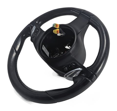 Thumbnail 3: 2011-2016 PORSCHE CAYENNE PANAMERA (958 970 G1) HEATED STEERING WHEEL (Black)