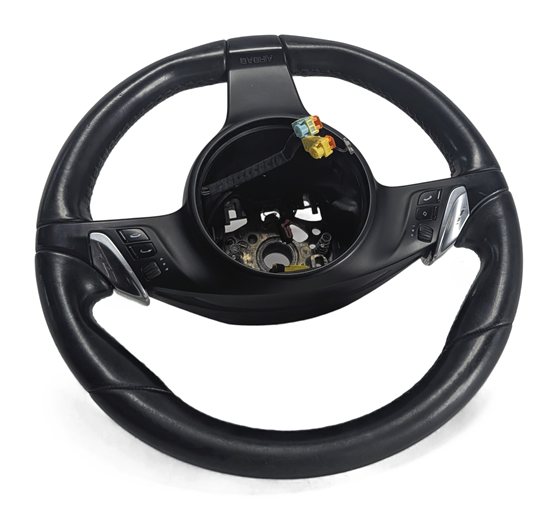 Thumbnail 4: 2011-2016 PORSCHE CAYENNE PANAMERA (958 970 G1) HEATED STEERING WHEEL (Black)