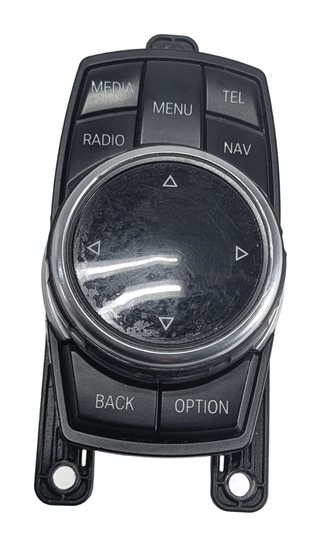 Thumbnail 1: 12-20 BMW 2 3 4 SERIES (F22 F30 F32 F34) STEREO NAVIGATION i-DRIVE SWITCH KNOB